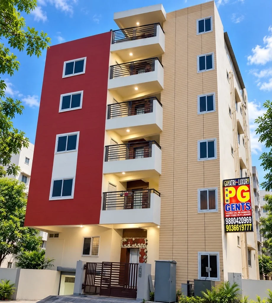 Gayatri Luxury Boys PG exterior in HSR Layout